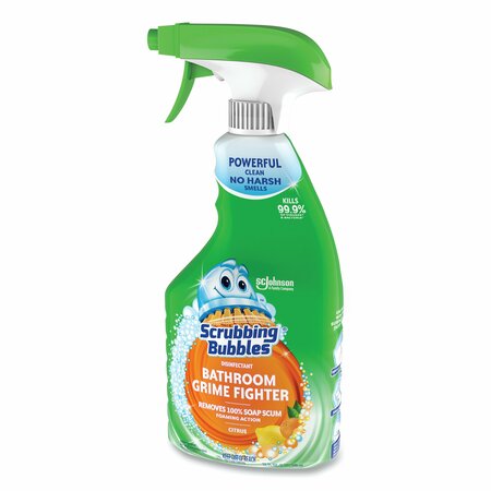 Scrubbing Bubbles Multi Surface Bathroom Cleaner, Citrus Scent, 32 oz Spray Bottle, PK8 306111